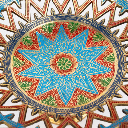 Amika Pedestal Brass Bowl