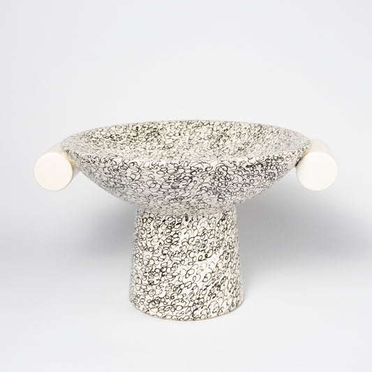 Celia Porcelain Pedestal Bowl