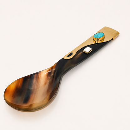 Perez Large Horn Serving Spoon