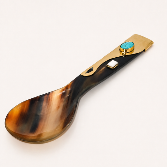 Perez Large Horn Serving Spoon