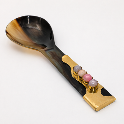 Perez Large Horn Serving Spoon