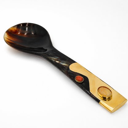 Perez Large Horn Serving Spoon