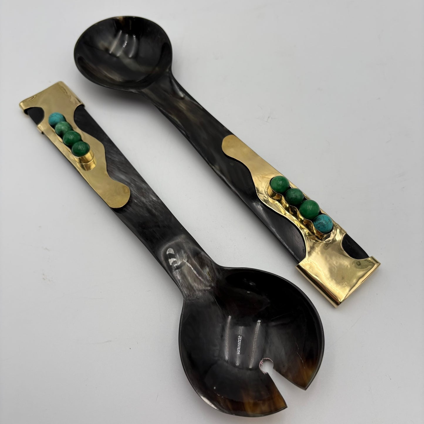 Glinda Horn Serving Spoon Set