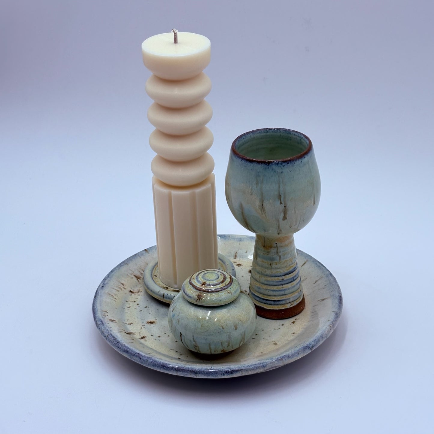 Chen Ceramic Havdalah Set