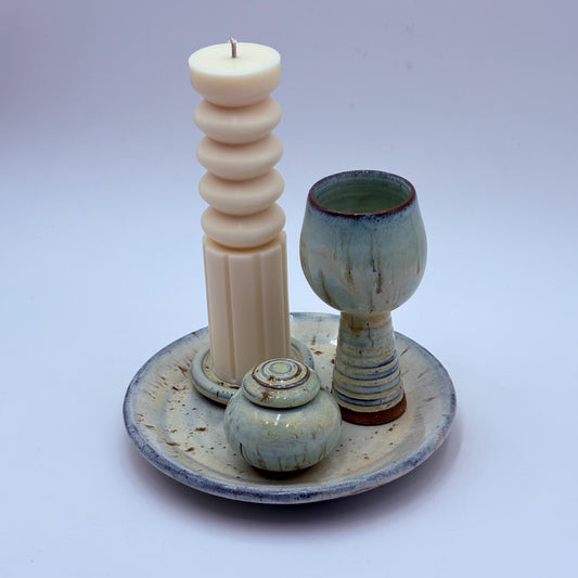 Chen Ceramic Havdalah Set