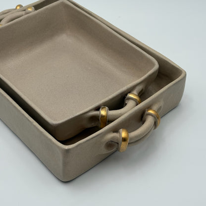 Briana Ceramic Serving Dish- Medium