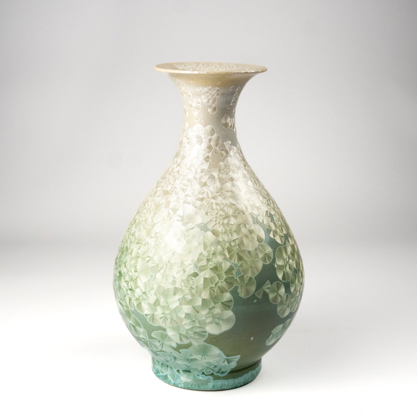 Trei Vintage Crystalline Ceramic Vase