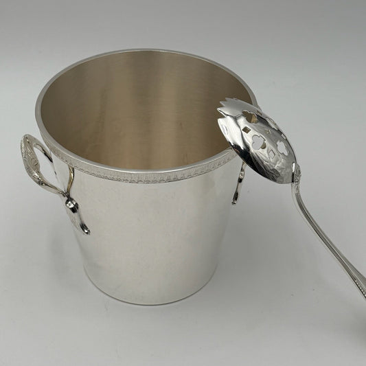 Boire Vintage Ice Bucket and Spoon