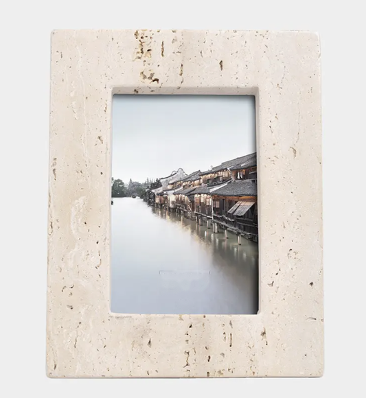 Moore Travertine Picture Frame - 4x6