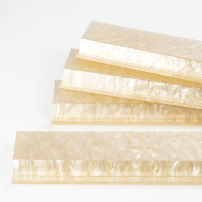 Mother of pearl white mahjong tile racks
