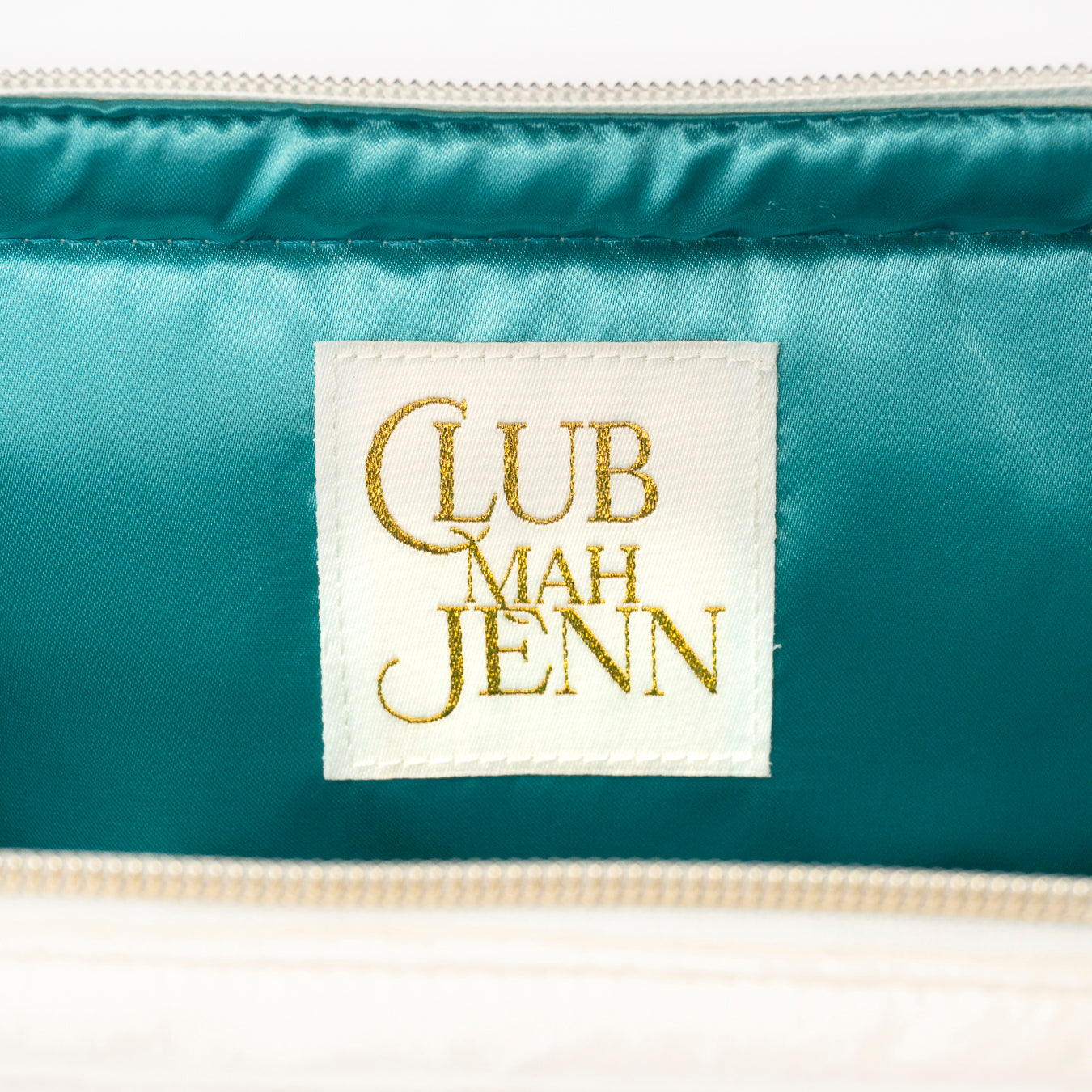 Club Mah Jenn velvet tile pouch