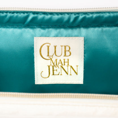 Club Mah Jenn velvet tile pouch