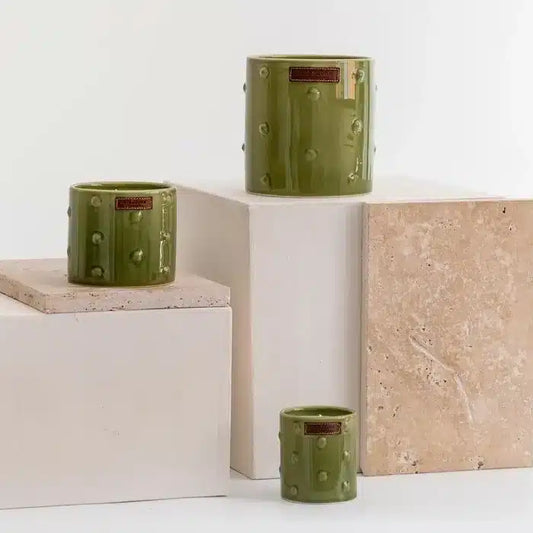 Itto Khaki Ceramic Candle