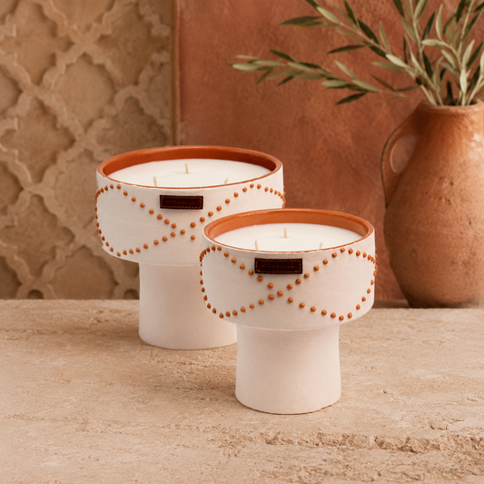 Nomad Blanc Terra Pedestal Candle