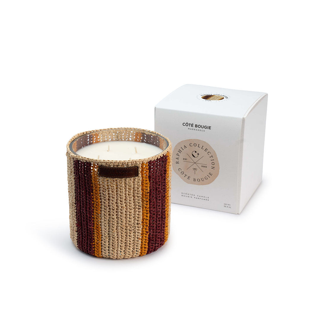 Rim Raphia Candle