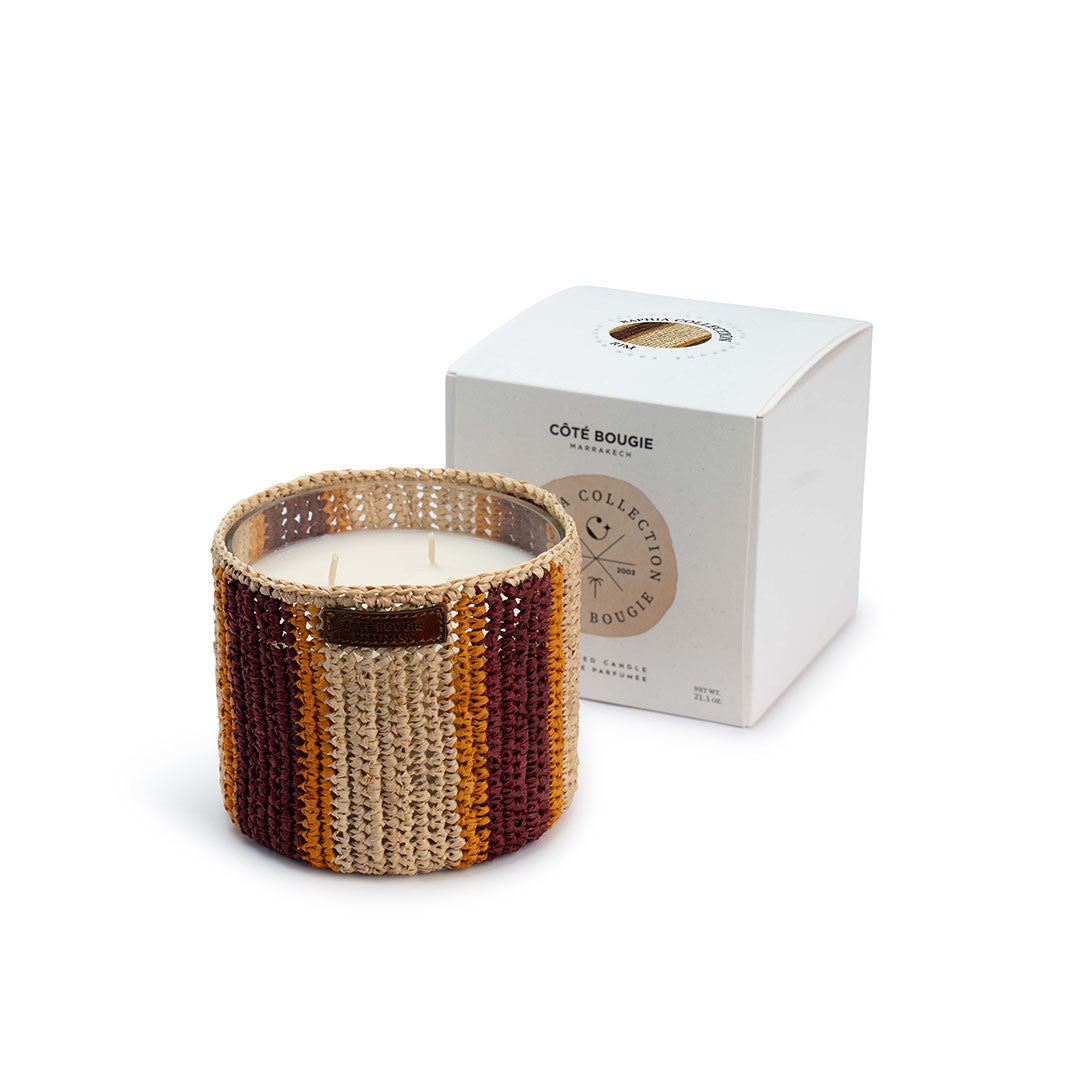 Rim Raphia Candle