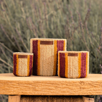 Rim Raphia Candle