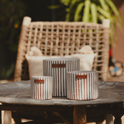 Zébré Terra Ceramic Candle