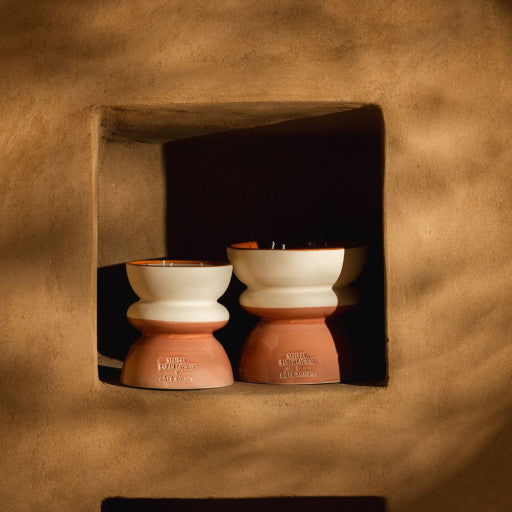 Tamtam Ceramic Candle - Rose Poudre