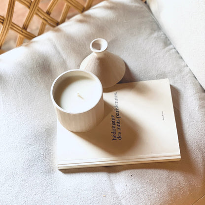 White Tajine Ceramic Candle