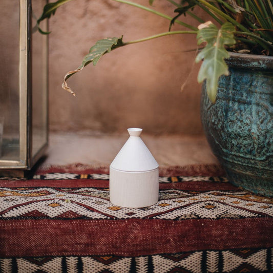 White Tajine Ceramic Candle