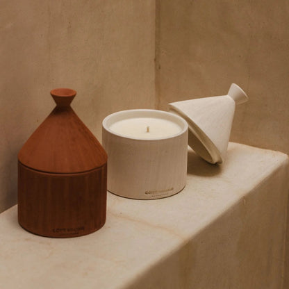 White Tajine Ceramic Candle