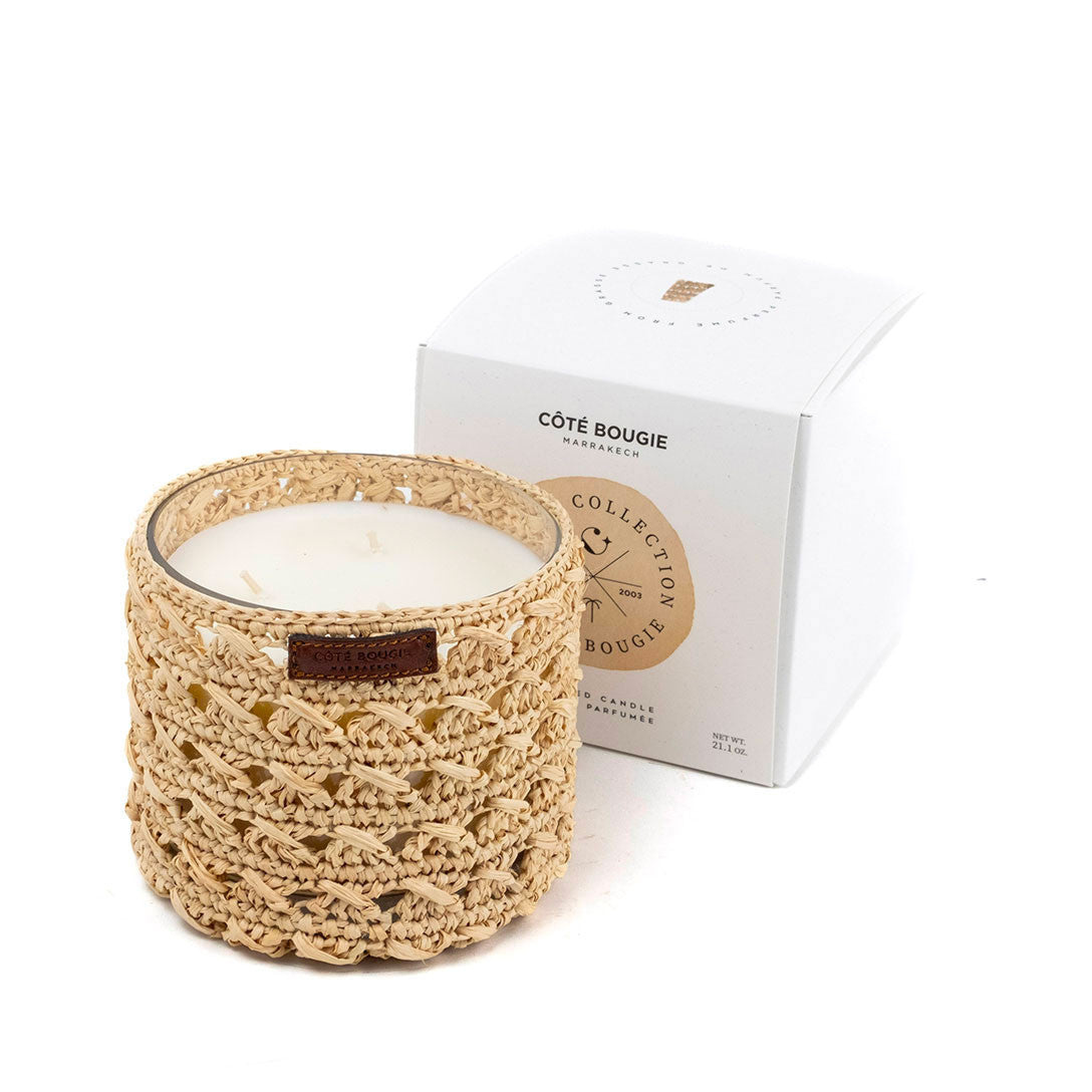 Zina Raphia Candle